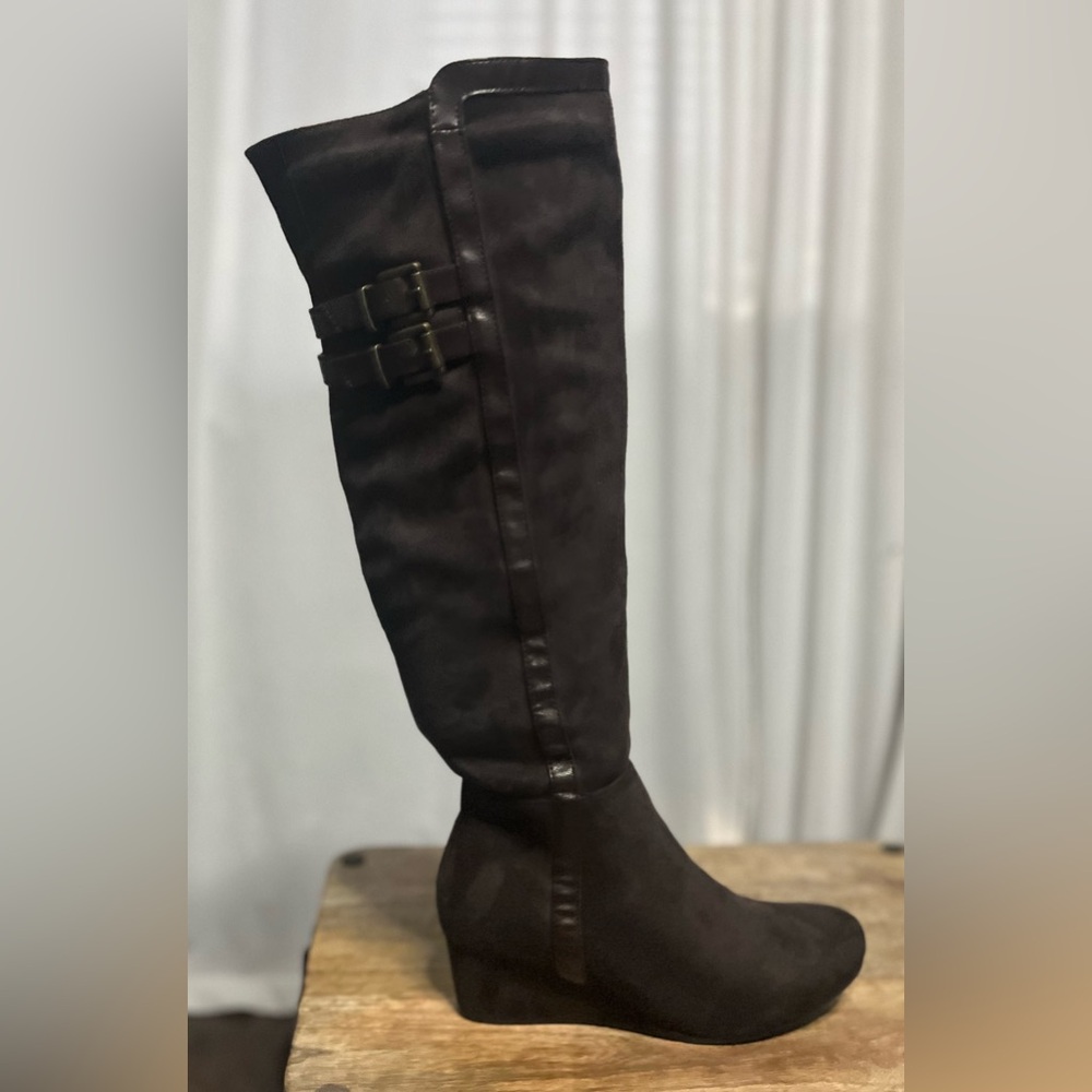 Dream Pairs Black Over the Knee Boots